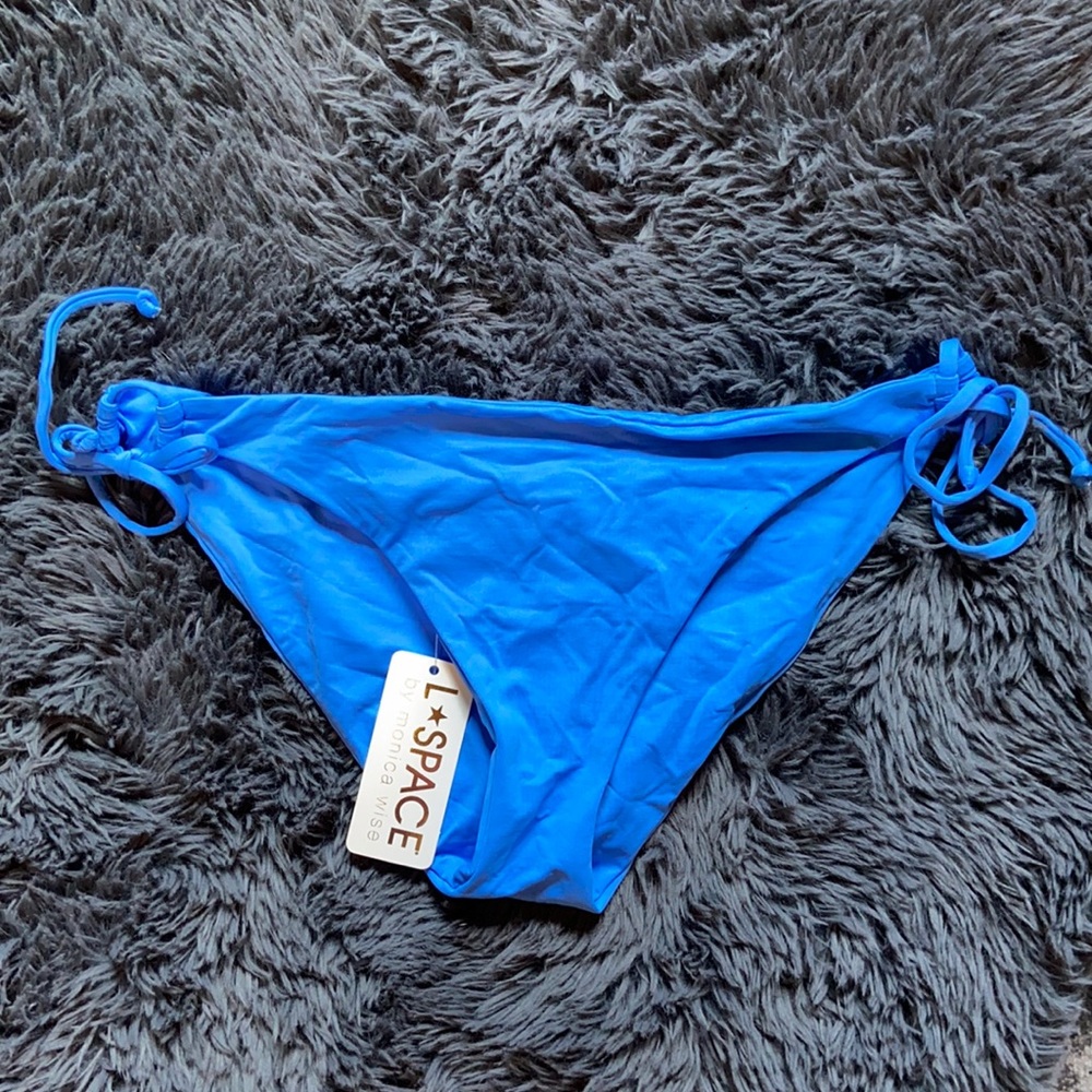 L*SPACE BLUE SWIM BOTTOM SIZE LARGE